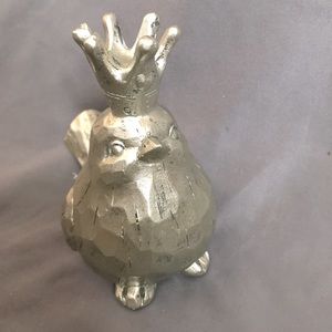 Wooden crown bird - pairs with Rae Dunn